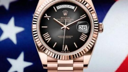 Adin Ross Hands Billionaire Donald Trump The AAA Perfect Fake Rolex Watches UK For A President